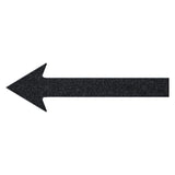 IVERRA 10 Inch Black Floating Arrow Signs, Modern Outdoor Plastic Directional Signs for Wall Yard Street