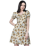 Oomph! One Piece For Women Beige - Md666,BeigeApparel,S