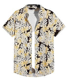 Dhruvi Trendz Mens Rayon Men'S Casual Shirt Regular Fit Western (Dt-Ms-6094_Yellow_S)