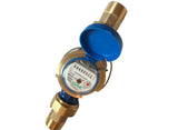 DAE AS320U150P 11/2 Water Meter with Pulse Output, Measuring in Gallon + Coupling