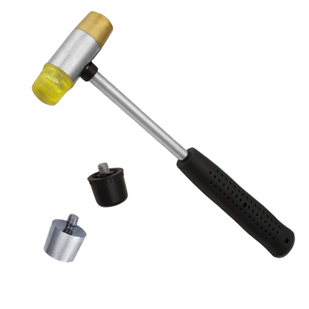 Gunsmithing Hammer With 4 Tips, Gunsmithing Tools For Jewelry, Wood, Gunsmithing & Furniture Assembly - Robust & Non-Slip Steel 