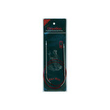 Chiaogoo Circular Knitting Needle, Silver, Red, SizeUs6 (4Mm)