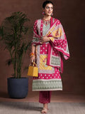 Libas Women'S Poly Crepe Printed Kurta Set (36932 Multicolour M