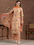 Libas Women'S Silk Blend Kurta Set (36873 Orange