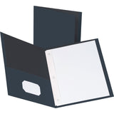 Business Source 78508 2Pocket Folders, 100 Sh Cap, Ltr, 91/2Inch x11Inch , 25/BX, DBE