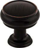 Top Knobs TK831TB Serene Collection 1-3/16 Eden Medium Knob, Tuscan Bronze