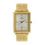 Titan Analog Off-White Dial Men'S Watch-Nl1715Ym01 / Nl1715Ym01