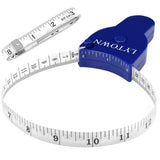 2PCS Body Measure Tape 60inch (150cm), Automatic Telescopic Tape Measure for Body Measurement & Weight Loss, Accurate Tape Measu