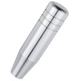 Abfer 5 Heavy Weighted Shifter Knob, Aluminum Alloy Car Gear Lever Stick Shift Handle Fit Most Automatic Manual Vehicle (Silver)