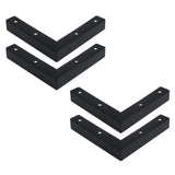 Geesatis Furniture Feet Metal Furniture Legs 1 inch / 25 mm Height for Cabinet Sofa Table Replacement Parts, with Mounting Screw