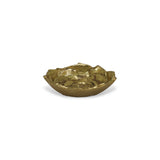 Ellis Cast Iron Gold Finish Table Decor - Lotus - Small
