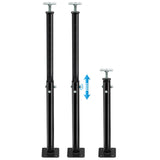 Yaocom 1 Pack Adjustable Jack Post Steel Floor Jack Floor Support Jack Pole Jack for Porch Roof Deck Heavy Load Areas, 23.23-43.