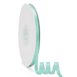 3/8 x 50Yds Aqua Blue Double Faced Satin Ribbon,High Density Solid Color Ribbon,Great for Crafts,Gift Wrapping,Sewing,Wedding&Ch