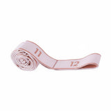 TRENDYNEST Segmented Resistance Loop Band SoftFeel Flat Resistance Band Woven Training Loop Strap Even Edges, Pink, 8Level