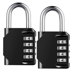 Combination Lock Resettable 4 Digit Padlock With Combination, Aihytu Waterproof And Heavy Duty Combination Padlock Outdoor For S