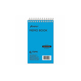 Ampad TOP25093 Wirebound Memo Book, Narrow Rule, 5 x 3, Asst Covers, 50 Sheets