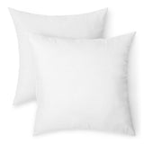 Amazon Basics Square Hypoallergenic Pillow Insert, Sofa Bed Couch Decorative Stuffer, 18, 2 Pack