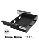 VEVOR 13 Wide Under Desk Drawer Slide Out, Under Desk Mounted Pull-out Drawer Attachment, Hidden Desktop Storage Organizer, Unde