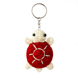 Giftway Handmade Crochet Small Turtle Keyring | Cute Bag & Bike Accessory, Crochet Keychain Gift For Him Or Her