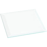 Plymor Square 3mm Clear Beveled Glass, 3 inch x 3 inch (Pack of 24)