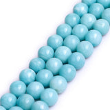 GEM-Inside Amazonite Gemstone Loose Beads 14mm Natural AAA Blue Round Crystal Energy Stone Power Beads for Jewelry Making 15