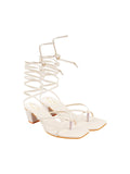 Shoetopia Girls Fashion Cream Heeled Sandal - 8 Uk (Girls-Fashion-Cream),Cream,8,B0CQK6LBV3