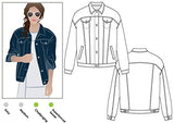 Style Arc Sewing Pattern Stevie Jean Jacket (Sizes 1830)