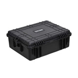 MEIJIA Portable IP67 Waterproof Protective Hard Case,Camera Case With Customizable Fit Foam Insert, Elegant Black, 24.25X19.43