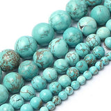 6mm Green Turquoise Natural Stone Beads Round Loose Beads for Jewelry Making Yochus DIY Beads Bracelet Necklace