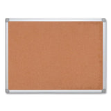 BISILQUE VISUAL COMMUNICATION PRODUCTS Earth Cork Board, 18x24, Aluminum Frame (CA021790)