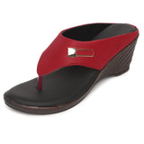 Ortho Joy Womens Extra-Soft Fancy Slippers - Maroon,Maroon,4,B09RQQYTXF