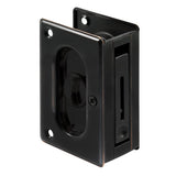 PrimeLine N 7368 Pocket Door Privacy Lock with Pull Replace Old or Damaged Pocket Door Locks Quickly and Easily Classic Bro