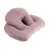 Myaddiction Office Sleeping Pillow Face Down Office Pillow For Recliners Sleeping Travel Violet