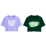 Toplot Tops For Women || Western Tops For Woman Stylish || Crop T-Shirt Western Pack Of 2 (Combo-Top-5256-Prl-Olv-Xl),Parple-Olive,,B0F6NK2WT6