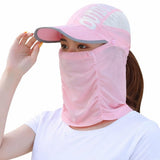 Storvex Polyester Sun Protection Scarf Cap With Face Mask & Neck Cover For Men Women Kids, Uv Upf Summer Hat, Breathable Balacla