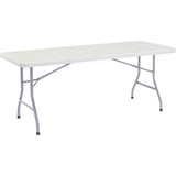 National Public Seating Plastic Folding Table - 30in.W x 72in.L, Model Number BT3072