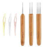 Ecomistiq 3X Crochet Micro Hook Dreadlocks Needle Hair Extensions Weaving Tools 0.75Mm| Accessories| Womens Accessories |Clothin