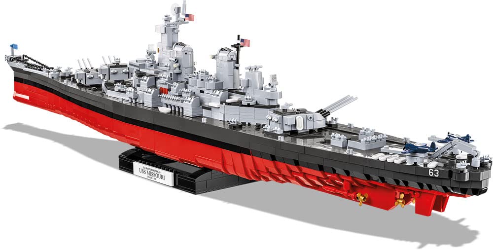 Cobi Historical Collection World War Ii Battleship Missouri (Bb-63),2655 Pieces