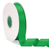 1 x 50Yds Emerald Green Double Faced Satin Ribbon,High Density Solid Color Ribbon,Great for Crafts,Gift Wrapping,Sewing,Wedding&