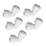 Madavoon 3/8 inch x3/8 inch Tube Push Union Elbow Quick Connect for RO Water Filter Fitting( Pack of 5)