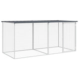 vidaXL Chicken Cage, Chicken Coop with Roof, Chicken Run Cage for Outdoor Farm Poultry, Dog Pen House Kennel Rabbits Duck, Anthr