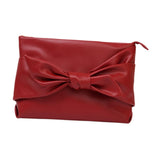 The Style Sutra Bow Clutch Bag Decoration Pu Leather Evening Handbag For Wedding Lady Dating Red|Clothing, Shoes & Accessories |