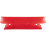 Pendaflex Insertable Tabs, Red 25 Per Pack (43 1/2 RED)
