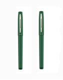 Ranjan Baoke Gel pens,1.0 mm,Bold point, long lasting,smooth writing, Green ink (Pack of 2)