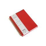 Numic Stria Wiro Collection| Ruby Colour Hardbound Cover | A5 Size Notebook | 160 Pages 100 Gsm Ruled Lines | Wiro Book