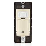 Leviton Decora inWall Humidity Sensor and Fan Control Switch, 1/4 HP, Residential Grade, Single Pole, Light Almond, DHS051LT