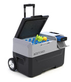 ACOPOWER&LiONCooler Pro PX30 Car Refridgerator, 32Qt Portable Freezer Cooler with APP Control and 6'' off-road wheels, Battery S
