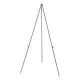 Universal UNV43029 Instant Setup 15 in. 61 in. Steel Foldaway Easel Black