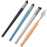 CIYODO 3Pack Oil Pastel Rubbing Pen Soft Sponge Head for Blending MultiFunctional Art Tools for Artists Sketching and Oil Pain