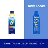 Coppertone Sport Sunscreen Spray Spf 50, Water Resistant Spray Sunscreen, Broad Spectrum Spf 50 Sunscreen, 55 Oz Spray